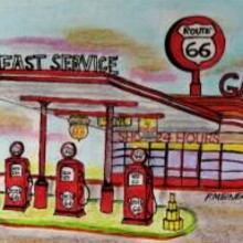 Vinatge and Nostalgic Route 66